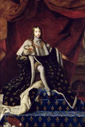 Portret van Lodewijk XIV (1638-1715) op 10-jarige leeftijd, 1648